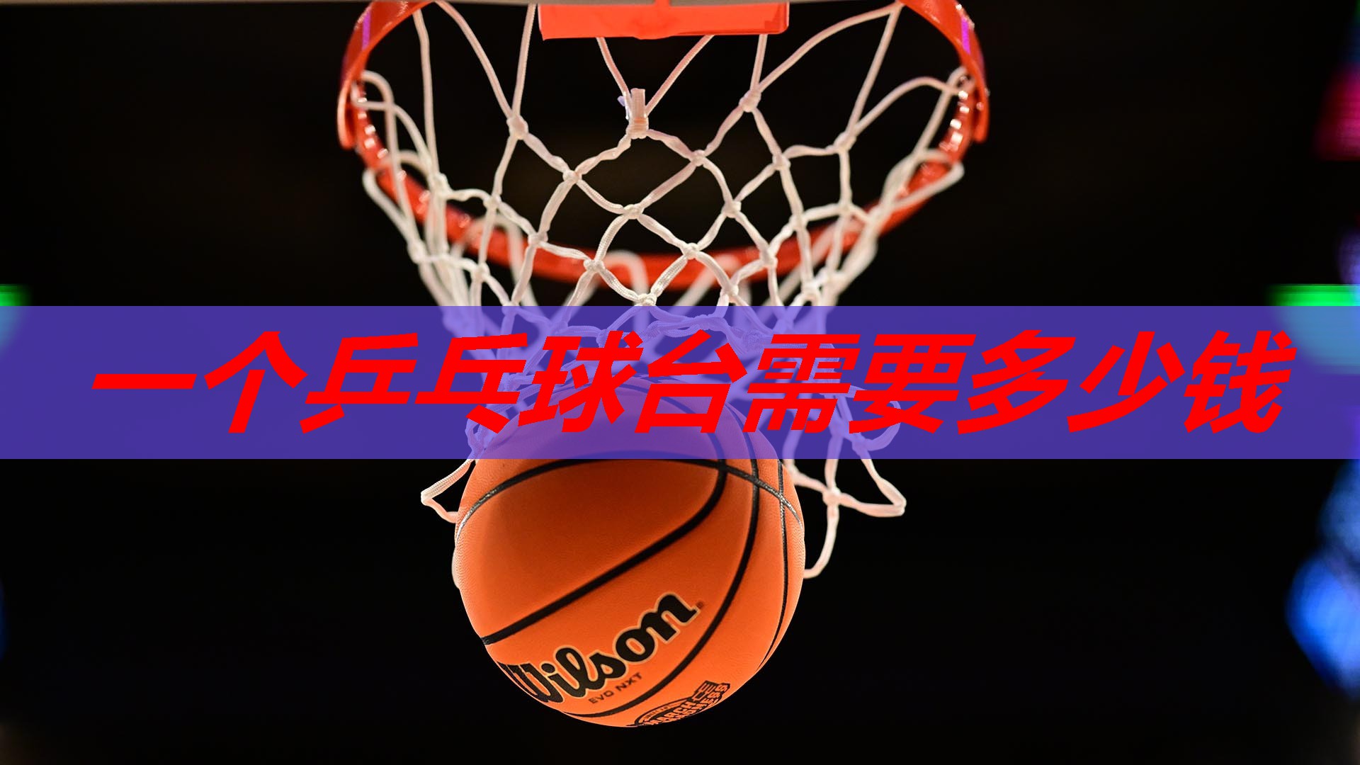 一个乒乓球台需要多少钱