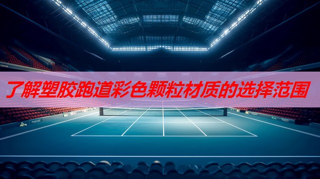 了解塑胶跑道彩色颗粒材质的选择范围